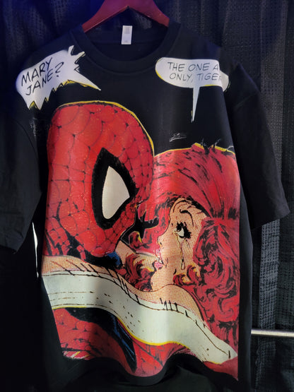 SPIDERMAN MARYJANE ON SHAKA HEAVY GARMET DYED T