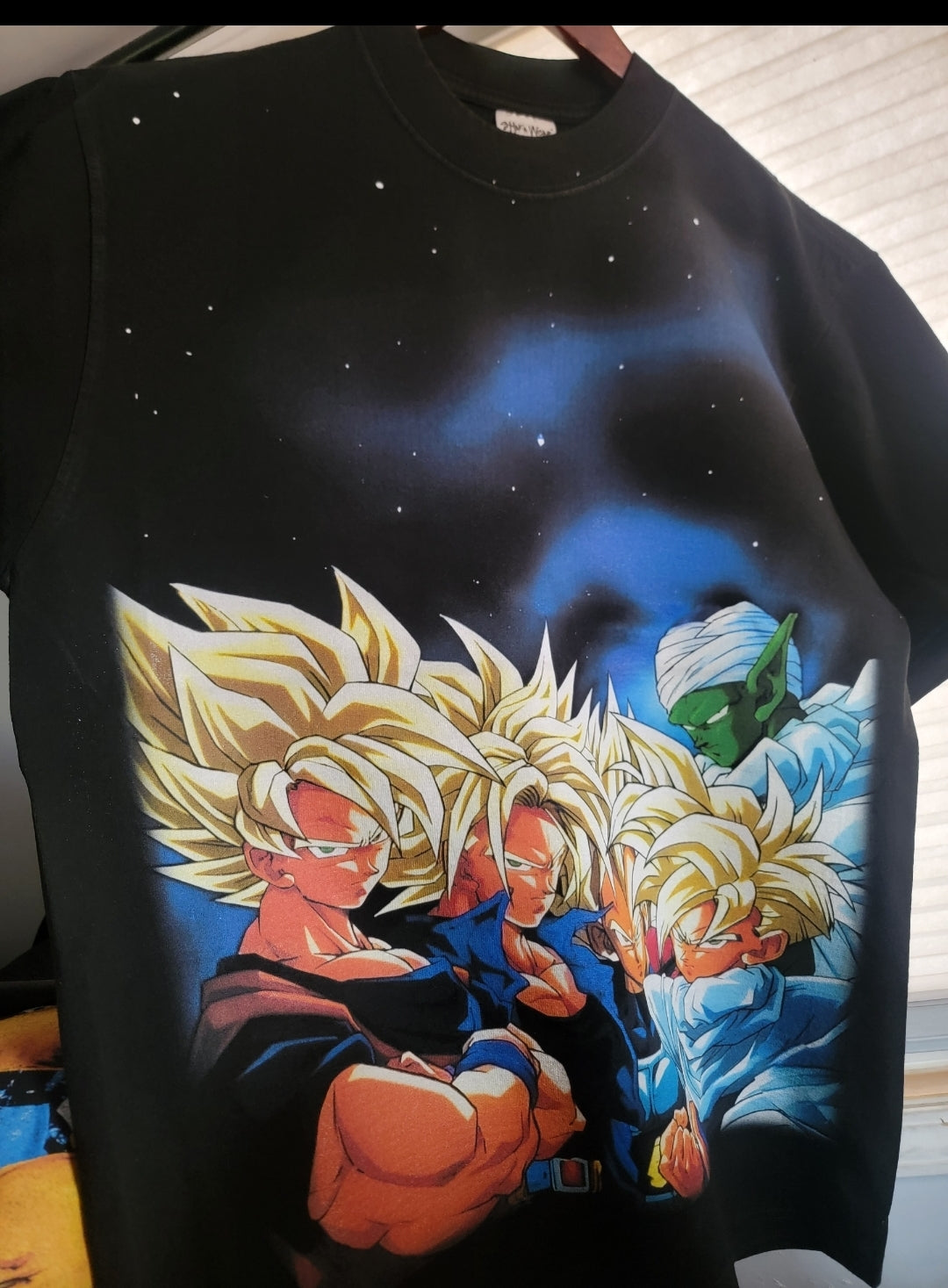 DRAGON BALL Z RETRO T BIG PRINT ON SHAKA HEAVY GARMET DYED T SHIRT