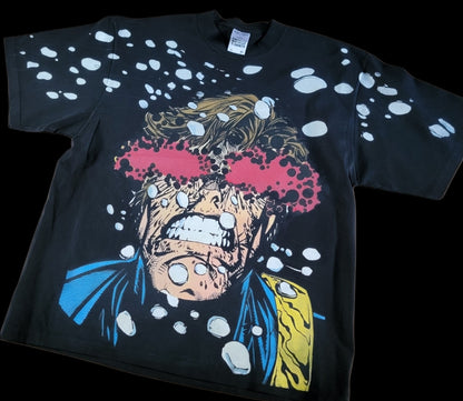 CYCLOPS  AOP ON SHAKA HEAVY GARMET DYED T SHIRT
