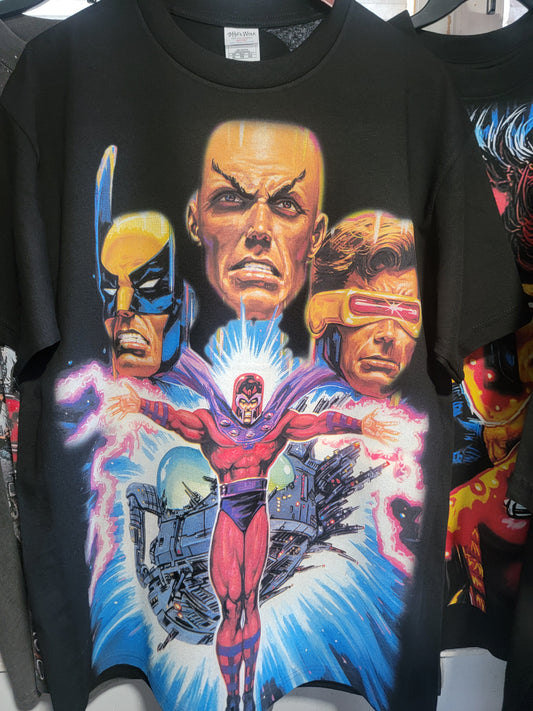 X NEN FATAL ATRACTION ON SHAKA HEAVYWEIGHT GARMET DYED T SHIRT