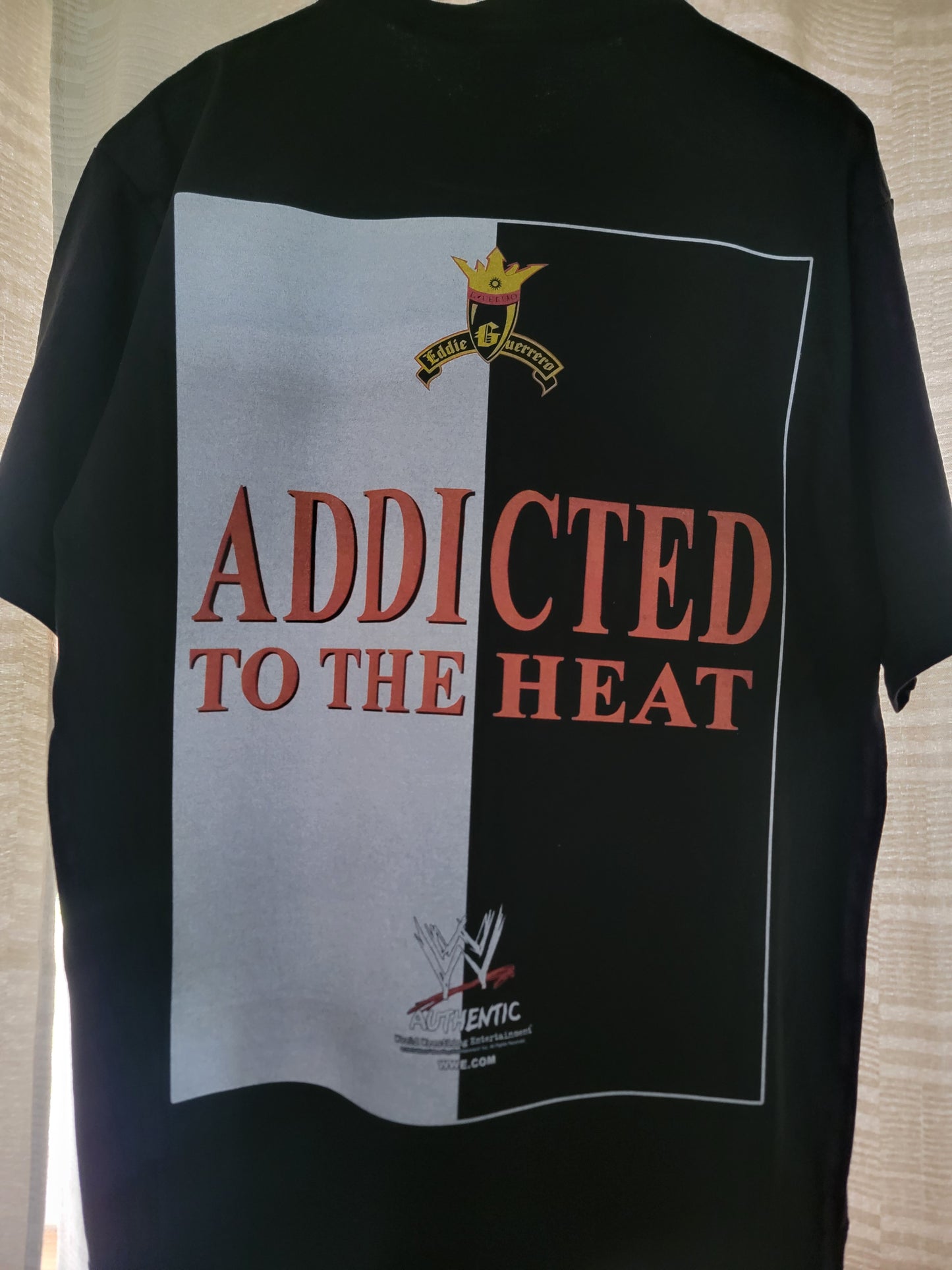 LATINO HEAT ON SHAKA HEAVYWEIGHT GARMET DYED T SHIRT "WRESTLING