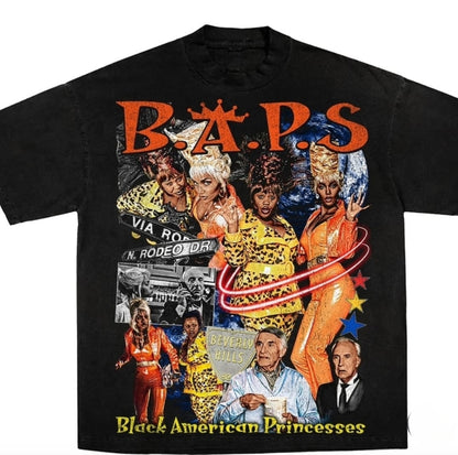BAPS ON SHAKA HEAVY GARMET DYED T SHIRT " MOVIE