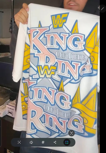 KING OF THE RING ON SHAKA HEAVY GARMET DYED T
