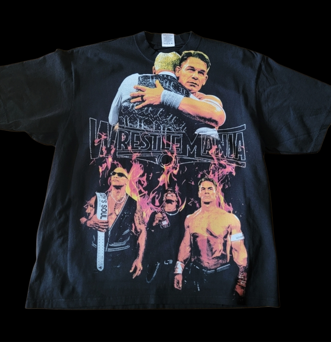 JOHN CENA ON SHAKA HEAVYWEIGHT GARMET DYED T