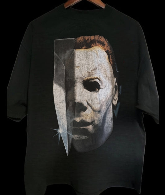 Retro HALLOWEEN PROMO ON SHAKA HEAVYWEIGHT T SHIRT "MODERN