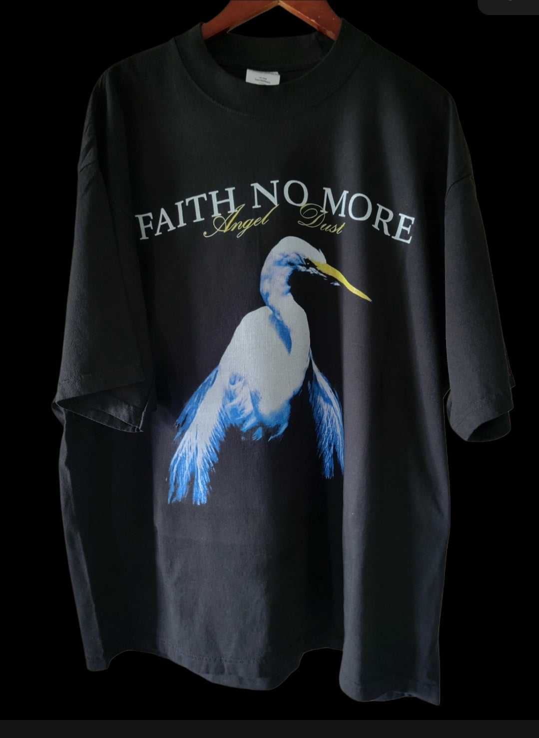 1992 FAITH NO MORE ANGEL DUST On SHAKA HEAVYWEIGHT GARMET SHIRT "Remake"