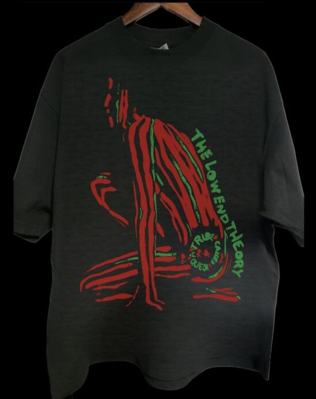 1991 Tribe Called Quest Low End Theory  T-Shirt Black  ON SHAKA HEAVYWEIGHT