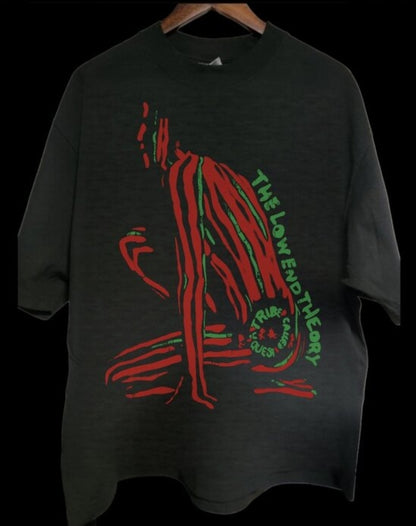 1991 Tribe Called Quest Low End Theory  T-Shirt Black  ON SHAKA HEAVYWEIGHT