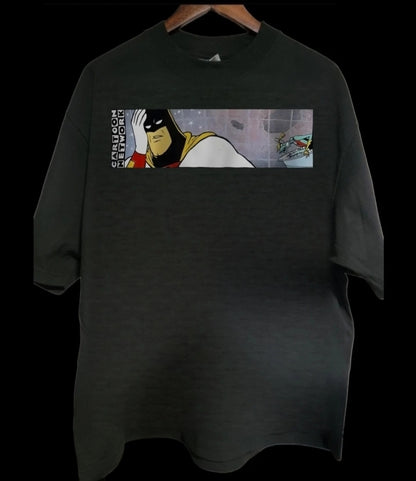 1998 Space Ghost Coast To Coast RARE On  Shaka Heavyweight T-Shirt Black Modern