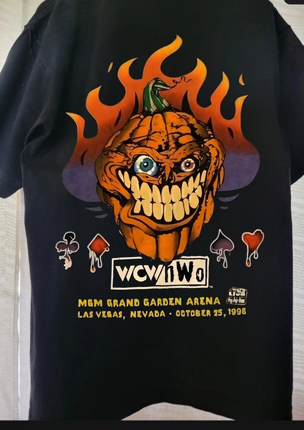 HALLOWEEN HAVOC MGM GRAND LAS VEGAS 1998 A HEAVYWEIGHT SHAKA T SHIRT "MODERN