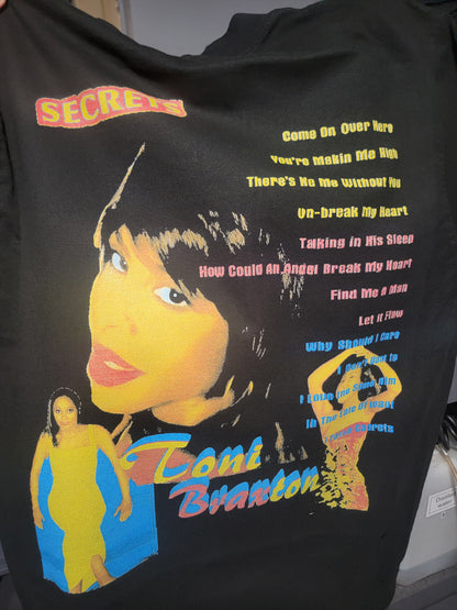 TONI BRAXTON ON SHAKA HEAVYWEIGHT GARMET DYED T SHIRT