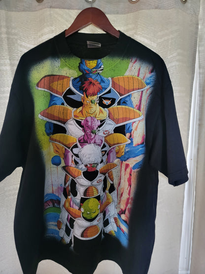 GINYU FORCE DRAGON BALL Z ON SHAKA HEAVYWEIGHT GARMET DYED T SHIRT, Big print