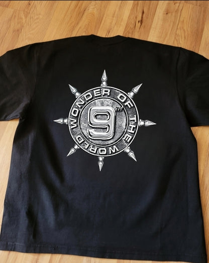 CHYNA ON SHAKA HEAVYWEIGHT GARMET DYED T SHIRT "WRESTLING