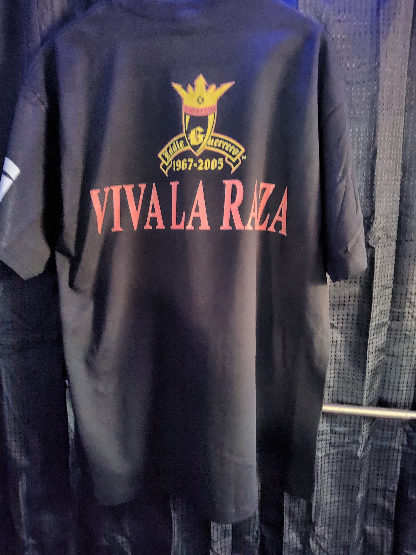 Eddie guerrero  VIVA LA RAZA ON SHAKA HEAVY GARMET DYED T"WRESTLING