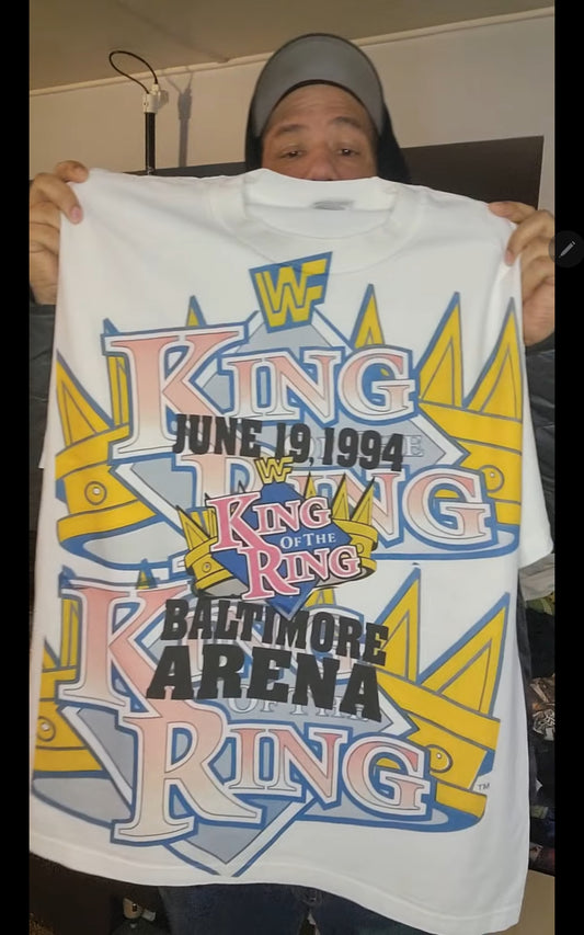 KING OF THE RING ON SHAKA HEAVY GARMET DYED T