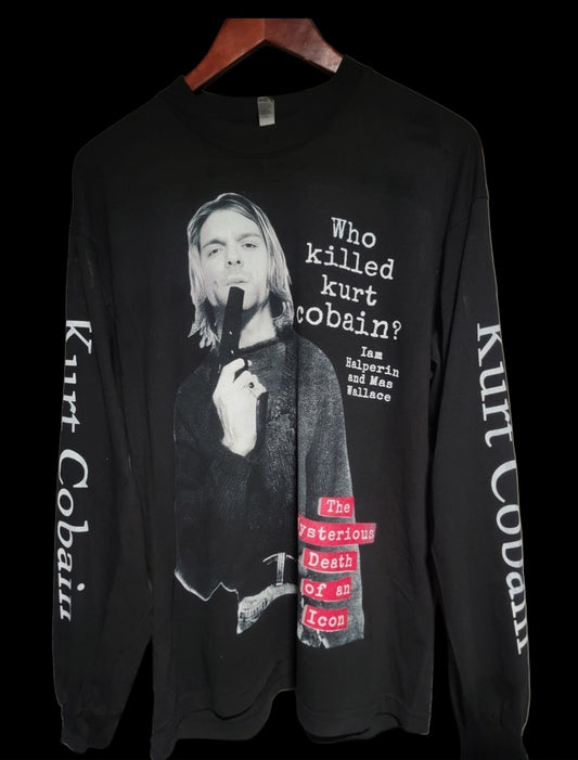 WHO KILLED KURT COBAIN LONG SLEEVE SLEEVE