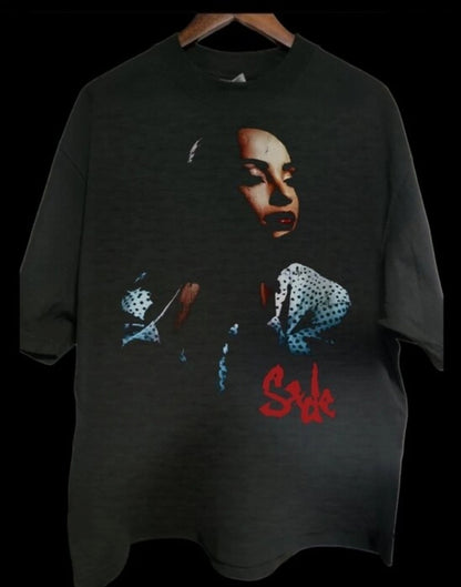 Sade SUMMER TOUR  On  Shaka Heavyweight T-Shirt Black Modern