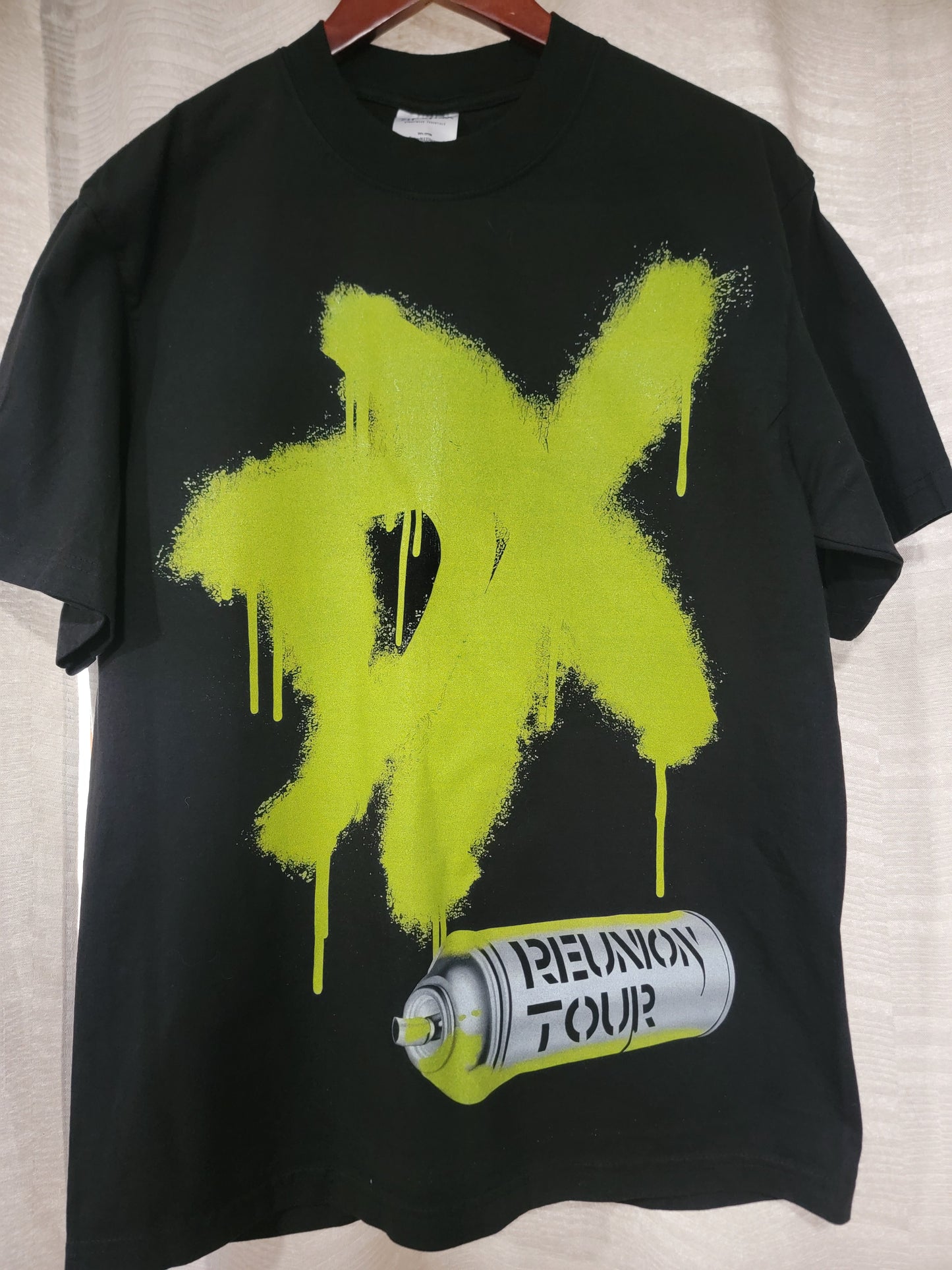 DX REUNION TOUR ON SHAKA HEAVYWEIGHT GARMET DYED T SHIRT (WRESTLING)
