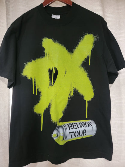 DX REUNION TOUR ON SHAKA HEAVYWEIGHT GARMET DYED T SHIRT (WRESTLING)