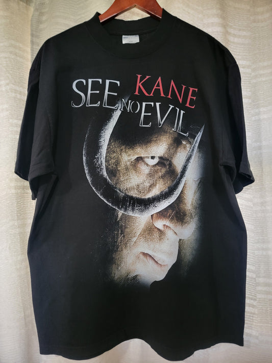 KANE SEE NO EVIL ON SHAKA HEAVY GARMET DYED T"WRESTLING