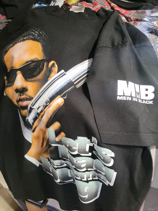 MIB WILL SMITH ON HEAVYWEIGHT GARMET DYED T SHIRT (WRESTLING