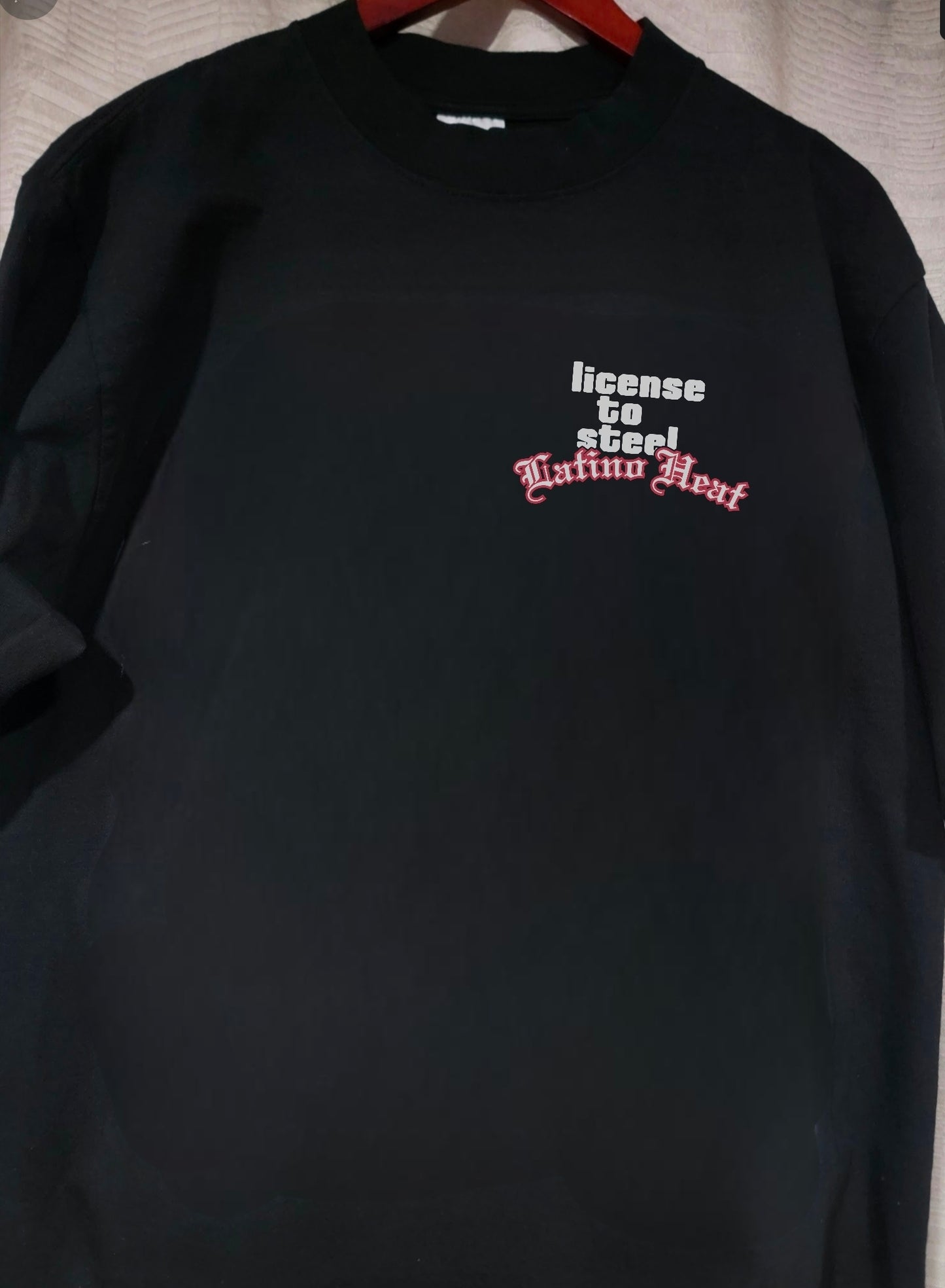 Eddie guerrero license to steal GTA ON SHAKA HEAVY GARMET DYED T"WRESTLING