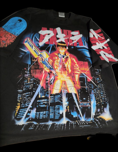 AKIRA ON SHAKA HEAVYWEIGHT GARMET DYED T SHIRT