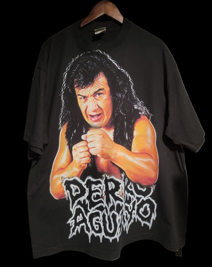 Perro Aguayo On SHAKA HEAVYWEIGHT GARMET DYED T SHIRT (LUCHACARTEL)