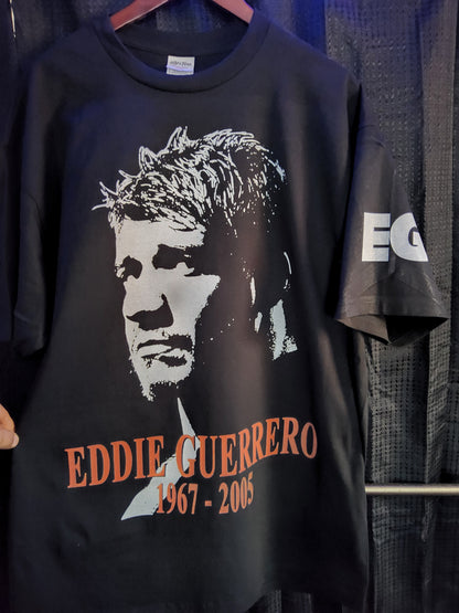 Eddie guerrero  VIVA LA RAZA ON SHAKA HEAVY GARMET DYED T"WRESTLING