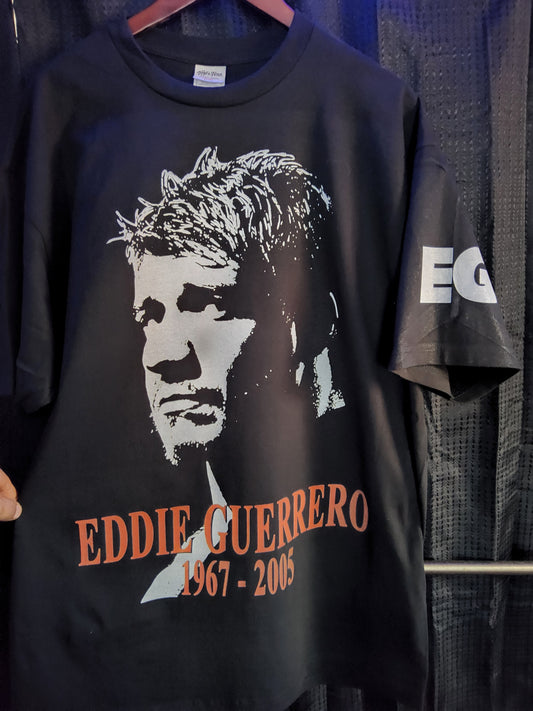 Eddie guerrero  VIVA LA RAZA ON SHAKA HEAVY GARMET DYED T"WRESTLING