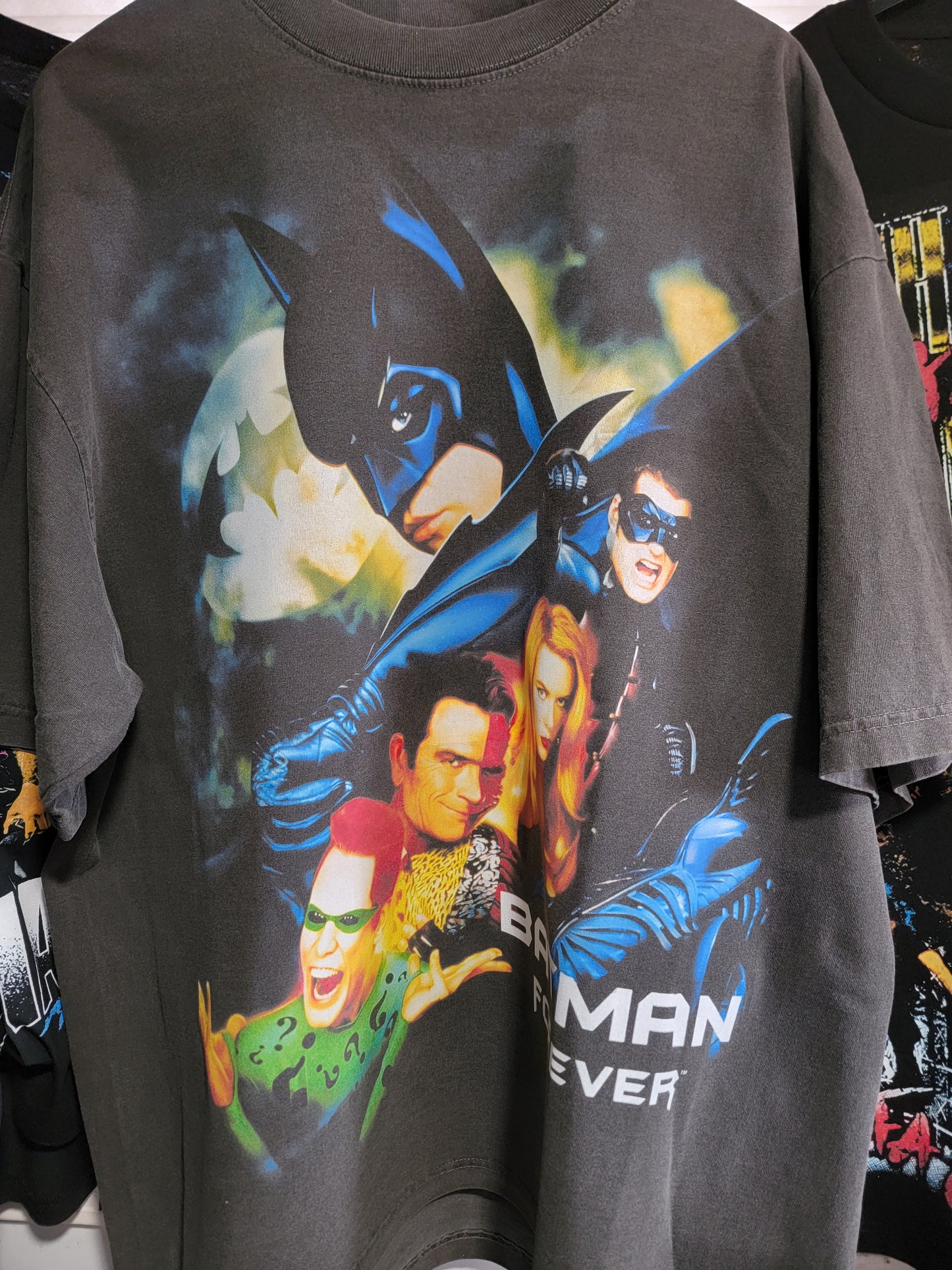 BATMAN FOREVER ON SHAKA HEAVYWEIGHT GARMET DYED T