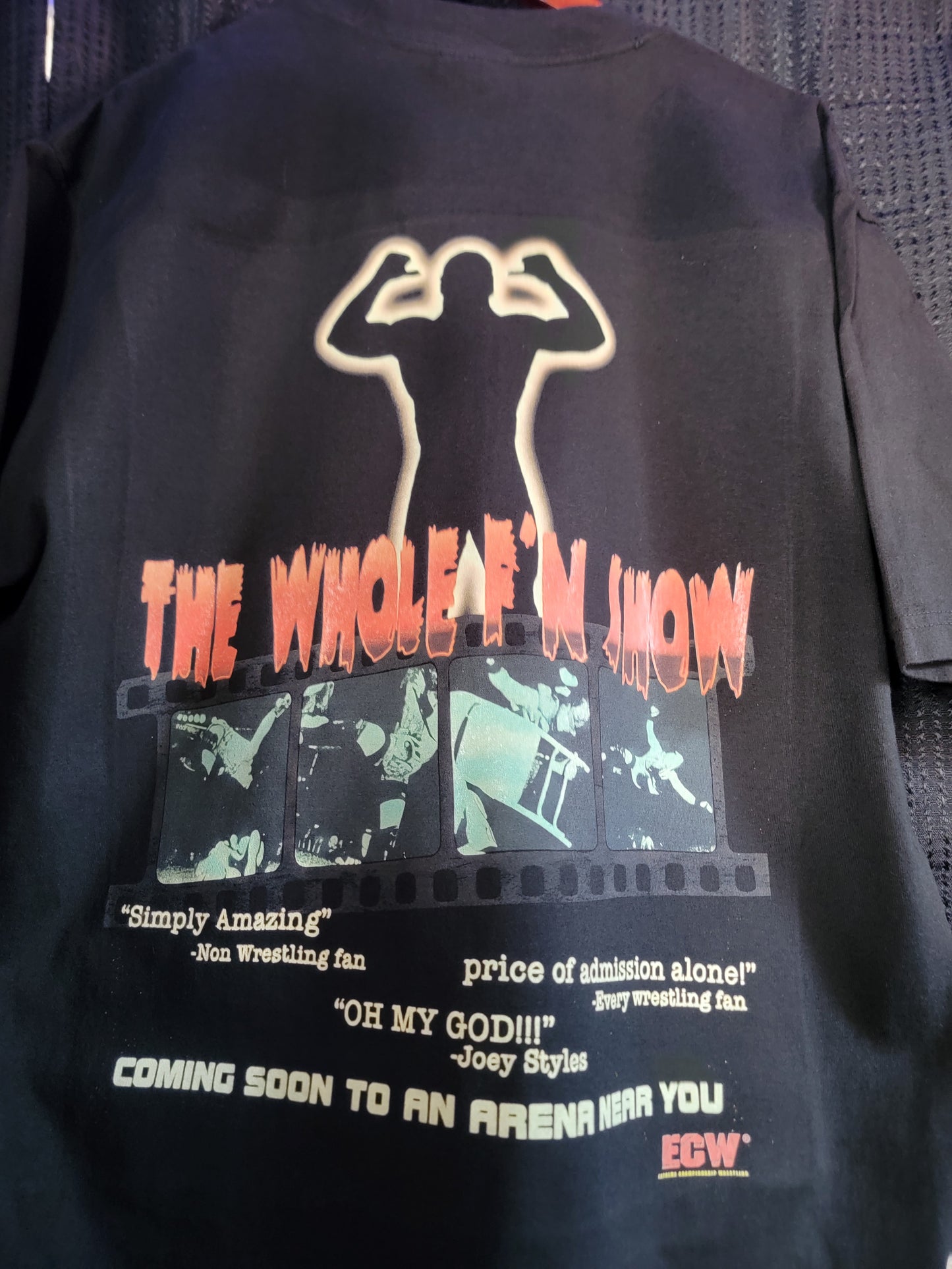 ROB VAN DAM THE WHOLE FKN SHOW ON SHAKA HEAVY GARMET DYED T (Wrestling