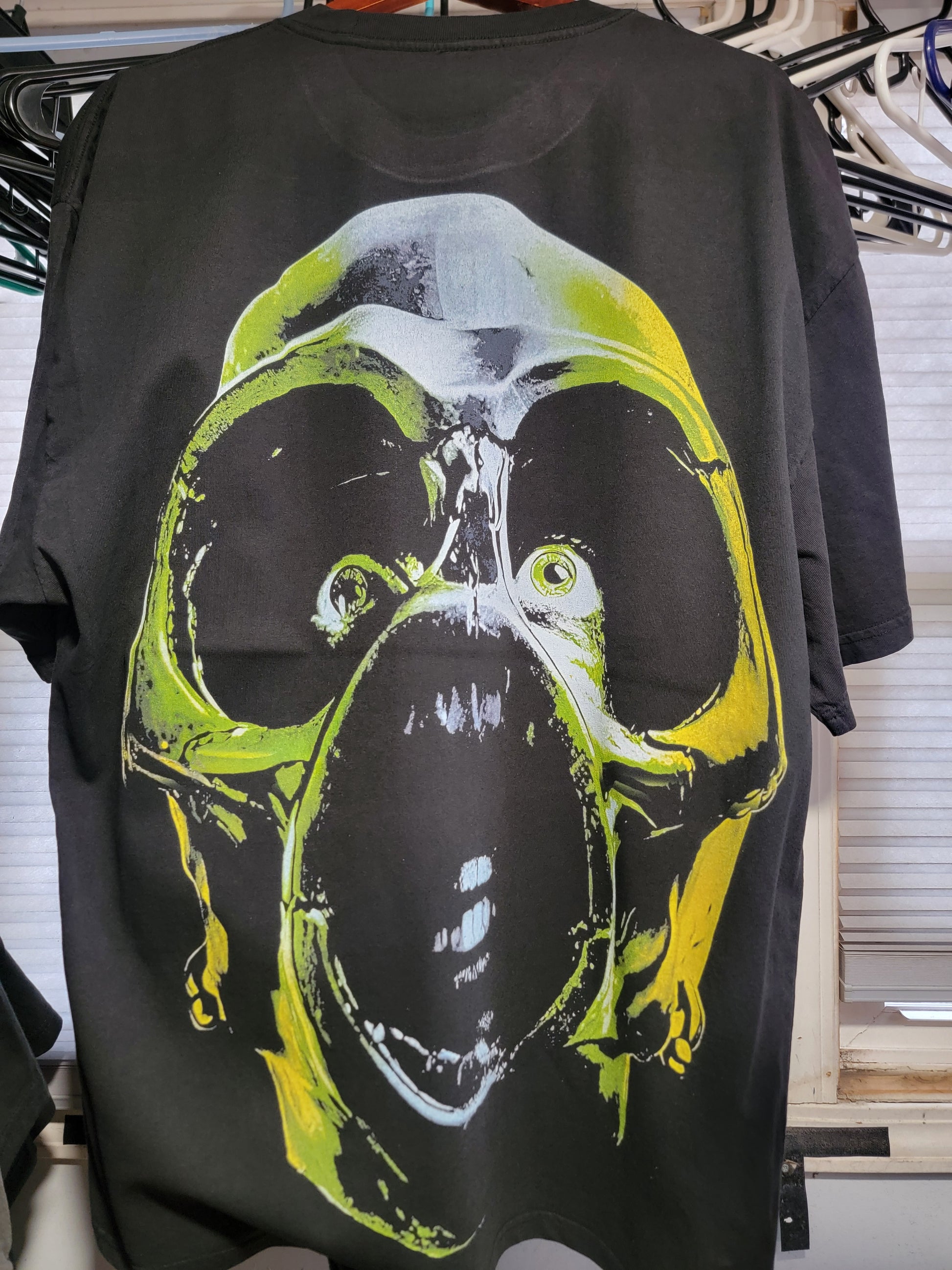 D-generation X on shaka heavyweight garmet dyed t shirt Big print , Wrestling