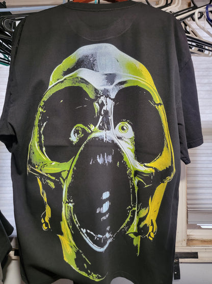VNTG SLIPKNOT REPRINT ON SHAKA HEAVYWEIGHT GARMET DYED T SHIRT