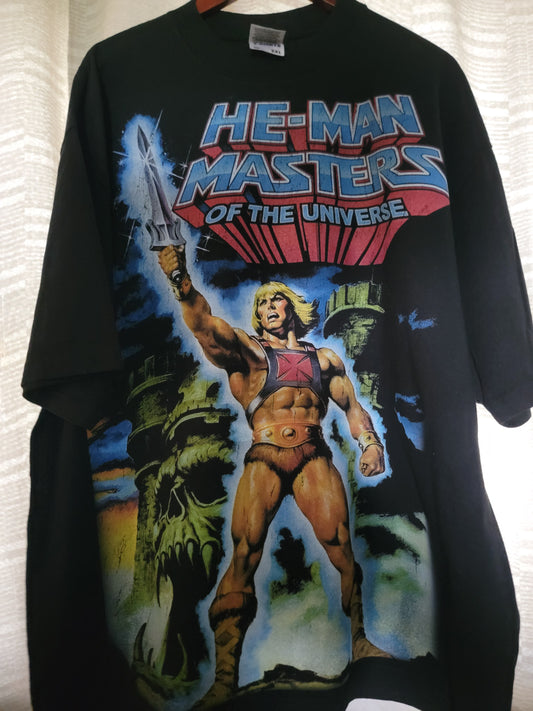 HE-MAN Masters of the universe ON SHAKA HEAVY GARMET DYED T Shirt