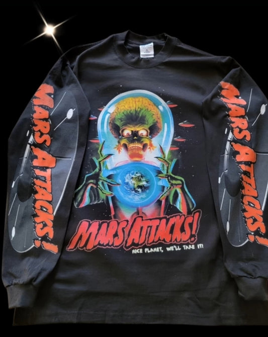 LONGSLEEVE Mars attacks ON HEAVYWEIGHT SHIRT