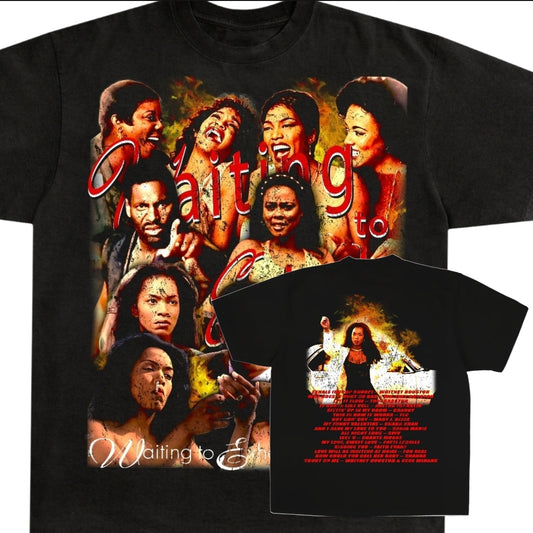 Waiting to Exhale ON SHAKA HEAVYWEIGHT GARMET DYED T SHIRT