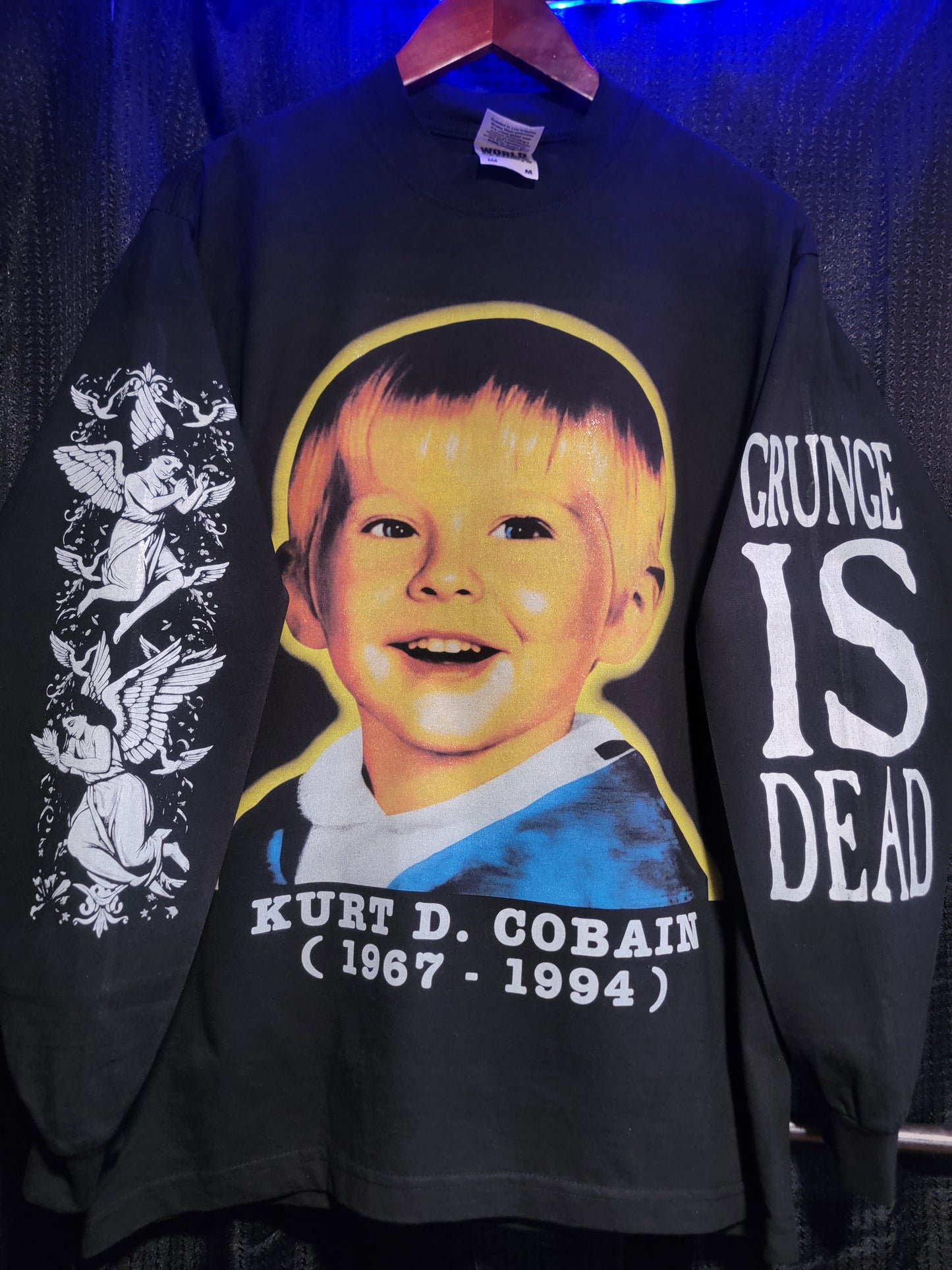 KURT COBAIN GRUNGE IS DEAD  LONG SLEEVE SLEEVE