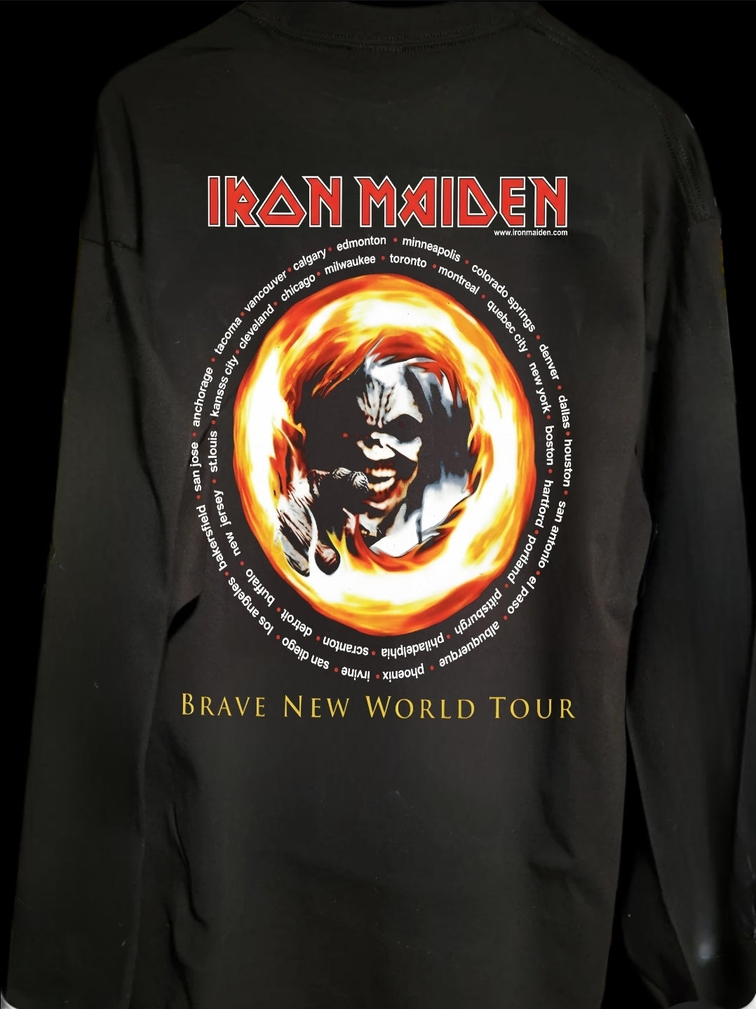 IRON MAIDEN ON HEAVYWEIGHT SHIRT