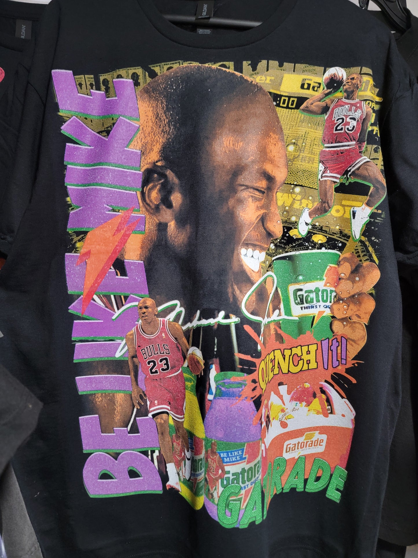 JORDAN GATORADE ON SHAKA HEAVYWEIGHT GARMET DYED T SHIRT