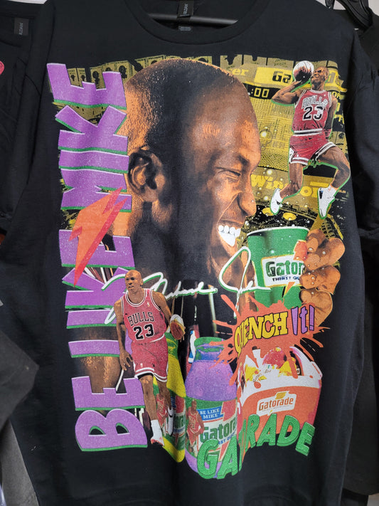JORDAN GATORADE ON SHAKA HEAVYWEIGHT GARMET DYED T SHIRT