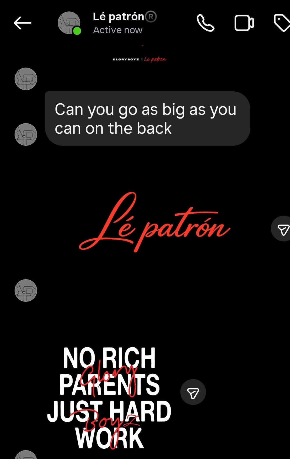 2XL CUSTOM LE PATRON ON SHAKA HEAVYWEIGHT