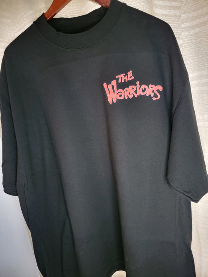 REMBRANDT FROM THE WARRIORS TAGGING WALL ON SHAKA SUPERMAX HEAVYWEIGHT GARMET DYED T SHIRT