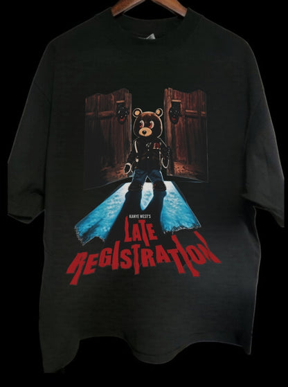 KANYE LATE REGISTRATION ON A Shaka Heavyweight T-Shirt  Modern