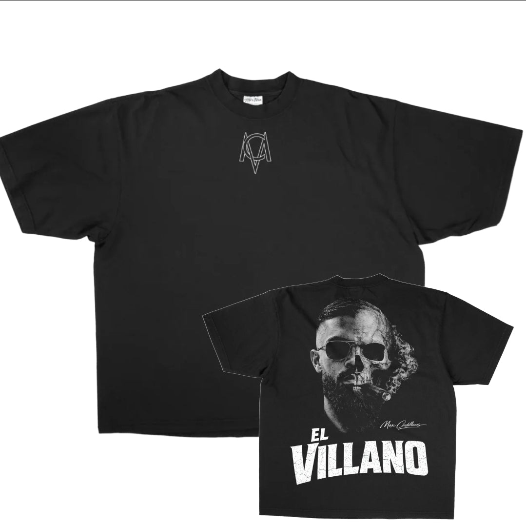 MAX CASTELLANOS El VILLANO ON SHAKA HEAVYWEIGHT GARMET DYED T SHIRT (WRESTLING