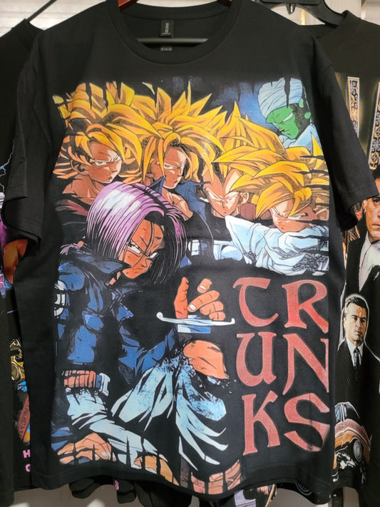 TRUNKS On HEAVYWEIGHT GARMET DYED T SHIRT