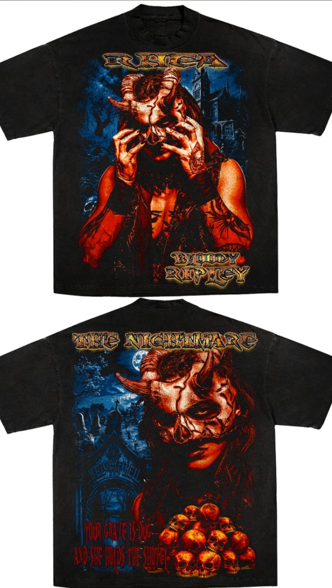 THEA RIPLEY THE NIGHTMARE  ON SHAKA HEAVYWEIGHTGARMET DYED)