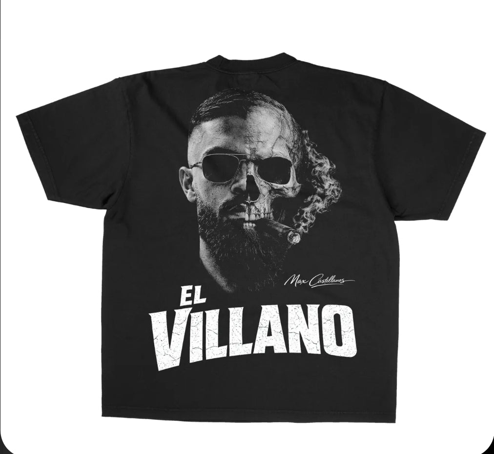 MAX CASTELLANOS El VILLANO ON SHAKA HEAVYWEIGHT GARMET DYED T SHIRT (WRESTLING