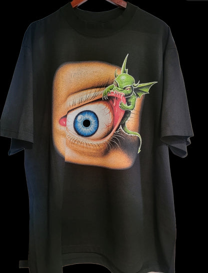 1997 Halloween Horror Nights VNTG REMAKE On SHAKA HEAVYWEIGHT GARMET SHIRT
