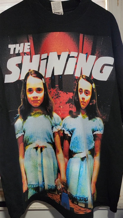 THE SHINING BIG WHEEL VERSION ON SHAKA HEAVYWEIGHT GARMET DYED T SHIRT